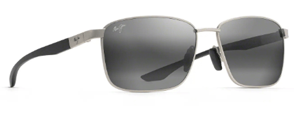 MJ10 MAUI JIM KA'ALA 856-17 58 SILVER / NEUTRAL GRAY