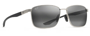 MJ10 MAUI JIM KA'ALA 856-17 58 SILVER / NEUTRAL GRAY