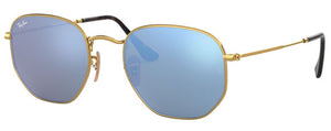 H73 RAY-BAN HEXAGONAL RB3548N 001/9O 54  ARISTA  / LIGHT BLUE FLASH