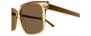 SL47 SAINT LAURENT SL 599-002 58 BROWN / BROWN