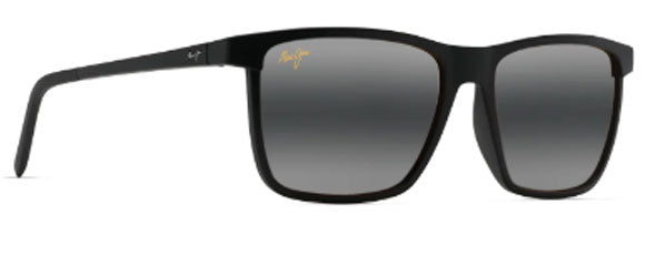 MJM020 MAUI JIM MYMAUI ONE WAY MM875-001 55 BLACK MATTE / NEUTRAL GREY BI GRADIENT