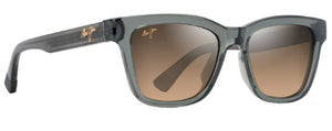 MJM113 MAUI JIM HANOHANO HS644-14 SHINY TRANS DARK GREY / HCL BRONZE