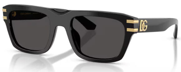 DG71 DOLCE & GABBANA DG4496 501/87 54 BLACK / DARK GREY