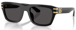 DG71 DOLCE & GABBANA DG4496 501/87 54 BLACK / DARK GREY