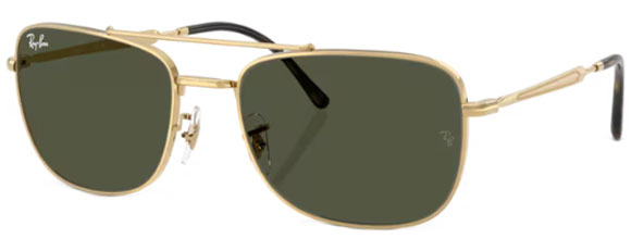 RB592 RAY-BAN RB3755 001/31 59 ARISTA GOLD / GREEN
