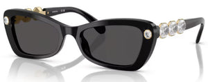 SW021 SWAROVSKI SK6033 100187 54 BLACK / DARK GREY
