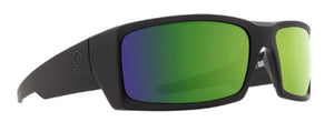 SY090 SPY GENERAL 6700000000095 SOFT MATTE BLACK / HAPPY BRONZE WITH GREEN SPECTRA MIRRORED POLARIZED