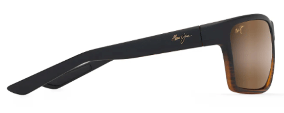 MJ454 MAUI JIM ALENUIHAHA H839-25C 64 DARK BROWN STRIPE / HCL BRONZE