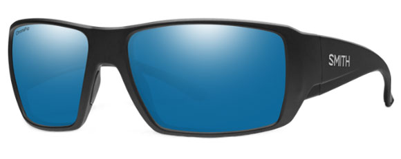 SM16 SMITH GUIDE'S CHOICE XL 20444800363QG MATTE BLACK  / CHROMA POP GLASS BLUE MIRRORED POLARIZED