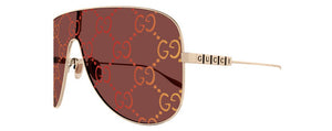 G253 GUCCI GG1436S-003 99 GOLD / RED MULTI TREATMENT