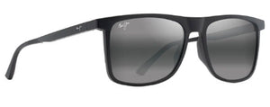 MJM110 MAUI JIM MAKAMAE 619-02 MATTE BLACK / NEUTRAL GREY