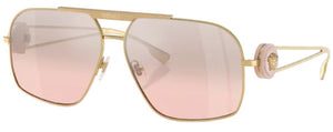 VE196 VERSACE VE2269 10027E 62 GOLD  / LIGHT PINK MIRRORED GRADIENT SILVER
