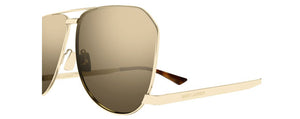 SL62 YSL SAINT LAURENT SL 690 DUST-004 61 GOLD  /  BROWN FLASH