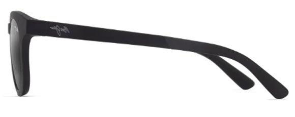 MJM212 MAUI JIM KOKO HEAD 737-02 MATTE BLACK / NEUTRAL GREY