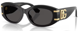 DG74 DOLCE & GABBANA DG4502 501/87 55 BLACK / DARK GREY
