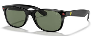 RB457 RAY-BAN NEW WAYFARER RB2132M F60131 55 BLACK  / GREEN CLASSIC G-15