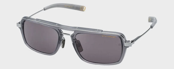 DL19 DITA DLS404-56-03 56 MATTE CRYSTAL GREY BLACK PALLADIUM / SEA  LENS GREY POLARIZED