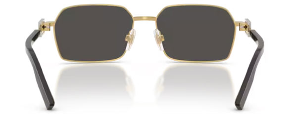DG77 DOLCE & GABBANA DG2316 02/87 56 GOLD / DARK GREY