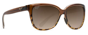 MJ344 MAUI JIM STARFISH HS744-01T 56 TRANSLUCENT CHOCOLATE WITH TORTOISE / HCL BRONZE