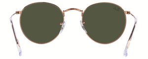 RB303 RAY-BAN ROUND METAL  RB3447 920231 53 ROSE GOLD  /  GREEN