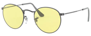 E41 RAY-BAN ROUND METAL RB3447 004/T4 50 GUNMETAL / LIGHT YELLOW