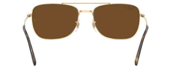 RB594 RAY-BAN RB3755 001/57 62 ARISTA GOLD / BROWN POLARIZED