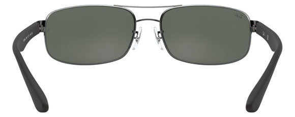 Z21 RAY-BAN RB3445 004 61 GUNMETAL / DARK GREEN