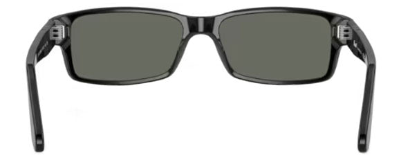 PO1 PERSOL PO2747S 95/48 57 BLACK / CRYSTAL GREEN POLARIZED
