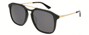 G92 GUCCI GG0321S 001 55 GOLD BLACK / GREY