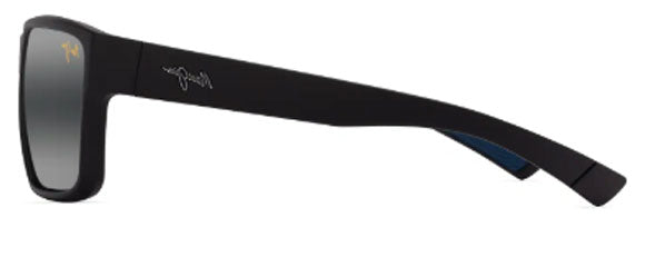 MJM210 MAUI JIM MYMAUI UILA MM661-002 MATTE BLACK / NEUTRAL GREY