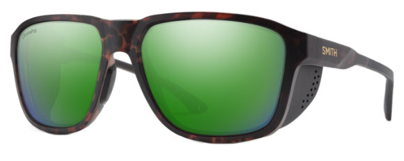 SM07 SMITH EMBARK 204617N9P58UI MATTE TORTOISE / CHROMA POP GREEN MIRRORED POLARIZED