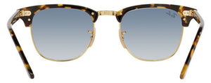 RB143 RAY-BAN CLUBMASTER RB3016 13353F 51 YELLOW HAVANA  CLEAR GRADIENT BLUE