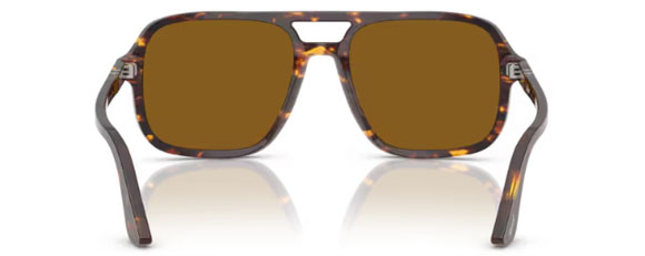 PO184 PERSOL PO3328S 121533 58 BROWN BRIGHT YELLOW / BROWN