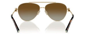 T166 TIFFANY TF3101B 6208T5 59 PALE GOLD  / BROWN GRADIENT POLARIZED