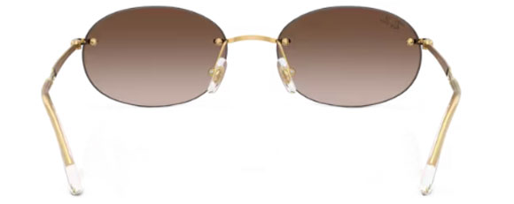 RB695 RAY-BAN RB3767 001/13 54 ARISTA GOLD / GRADIENT BROWN