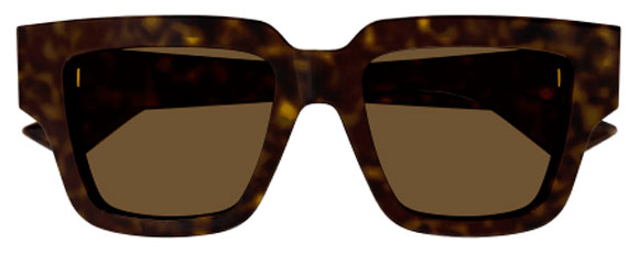 BV22 BOTTEGA VENETA BV1276S-002 52 HAVANA CRYSTAL / BROWN