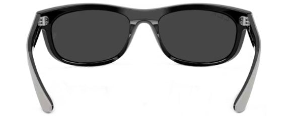 RB691 RAY-BAN BALORAMA RB2489 144248 62 GREY ON BLACK / POLAR BLACK POLARIZED