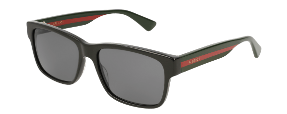 G75 GUCCI GG0340S 006 58 BLACK / MULTICOLOR / GREY