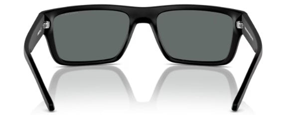 N87 ARNETTE PHOXER AN4338 290081 57 MATTE RECYCLED BLACK / DARK GREY POLARIZED