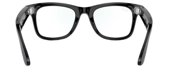 RB577 RAY-BAN META WAYFARER RW4008 601/SB 53 BLACK / CLEAR