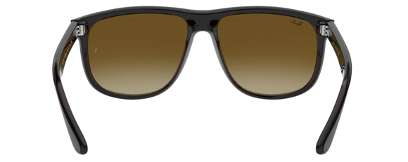 Z113 RAY-BAN BOYFRIEND RB4147 609585 60 BLACK ON BROWN  / BROWN GRADIENT DARK BROWN