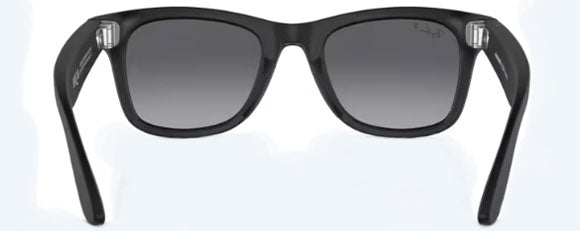 RB575 RAY-BAN META WAYFARER RW4008 601ST3 53 BLACK / GREY POLARIZED