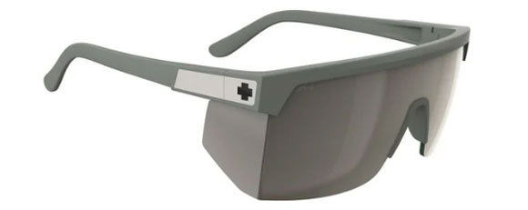 SY104 SPY SUPER FLYNN 6700000000291 ANZI MATTE OLIVE GREEN / HAPPY BRONZE PEWTER MIRRORED