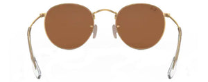 Z192 RAY-BAN ROUND METAL RB3447 112/Z2 53 MATTE ARISTA / LIGHT BROWN MIRRORED PINK