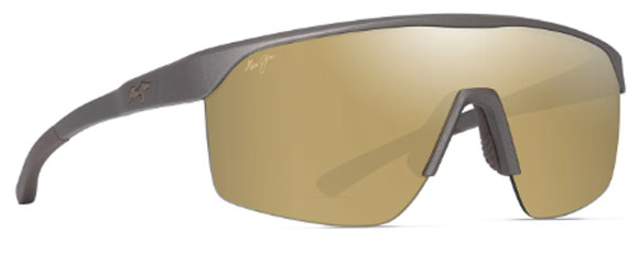 MJM217 MAUI JIM PALUNA GD595-01 MATTE METALLIC LIGHT BROWN / HAWAII GLOW