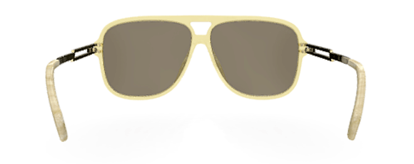 G167 GUCCI GG1105S 004 63 YELLOW GOLD  BROWN