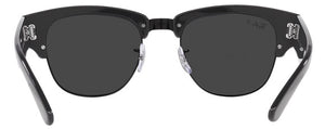 RB013 RAY-BAN MEGA CLUBMASTER RB0316S 136748 53 GRAY ON BLACK  BLACK POLARIZED