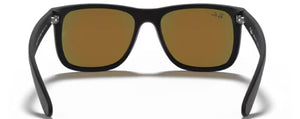 Z75 RAY-BAN JUSTIN RB4165 622/6Q 55 RUBBER BLACK / RED MIRROR