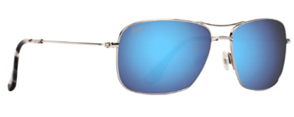 MJ68 MAUI JIM WIKI WIKI B246-17 SILVER / BLUE HAWAII