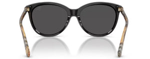 BB049 BURBERRY BE4455 416187 55 BLACK / DARK GREY